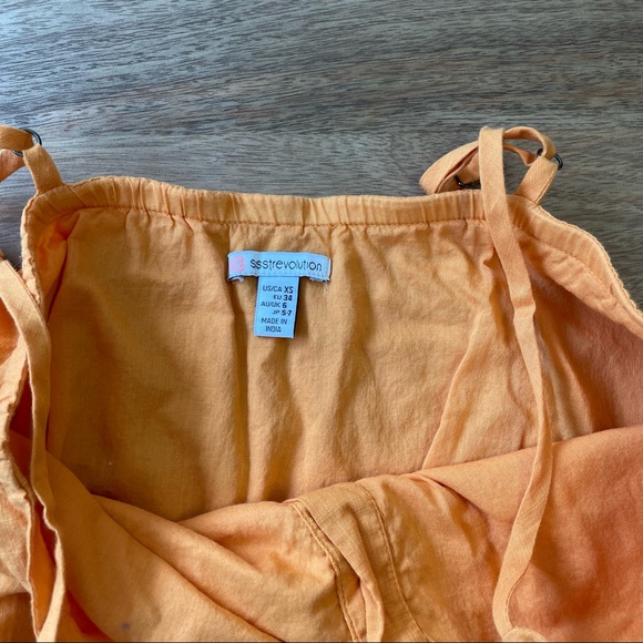 Buttoned down yellow dress / coverup - Picture 3 of 3